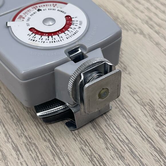 Vintage Ricoh Riken Camera Flash Unit BC-605 Bulb Cord Zippered Storage Case Box - Picture 6 of 16